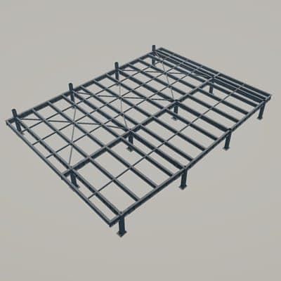 شاپ سازه فلزی 40تنی400400