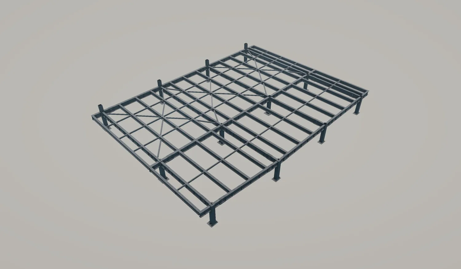 شاپ سازه فلزی 40تنی